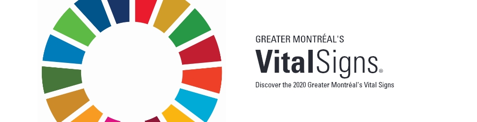 Visual 2020 Vital Signs of Greater Montréal report SDGs