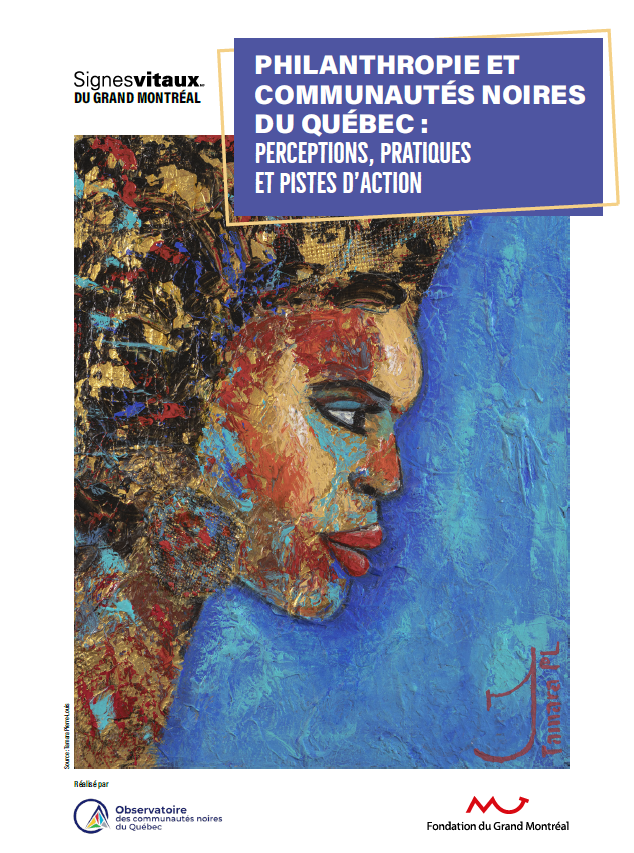 Couverture du rapport Signes vitaux sur la philanthropie des communautés noires